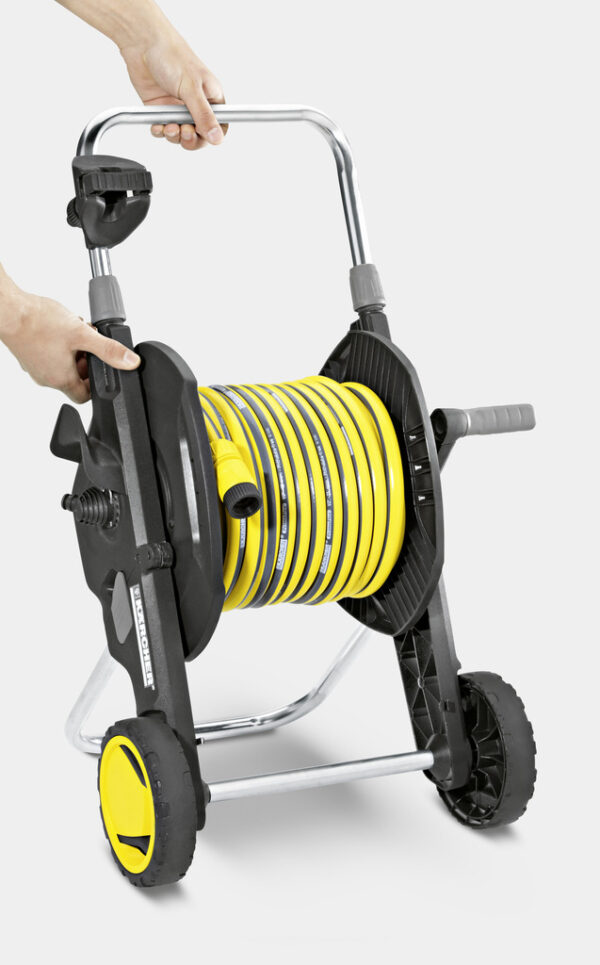 Karcher - КОЛИЧКА ЗА МАРКУЧИ КОМПЛЕКТ с маркуч 1/2 и накрайници