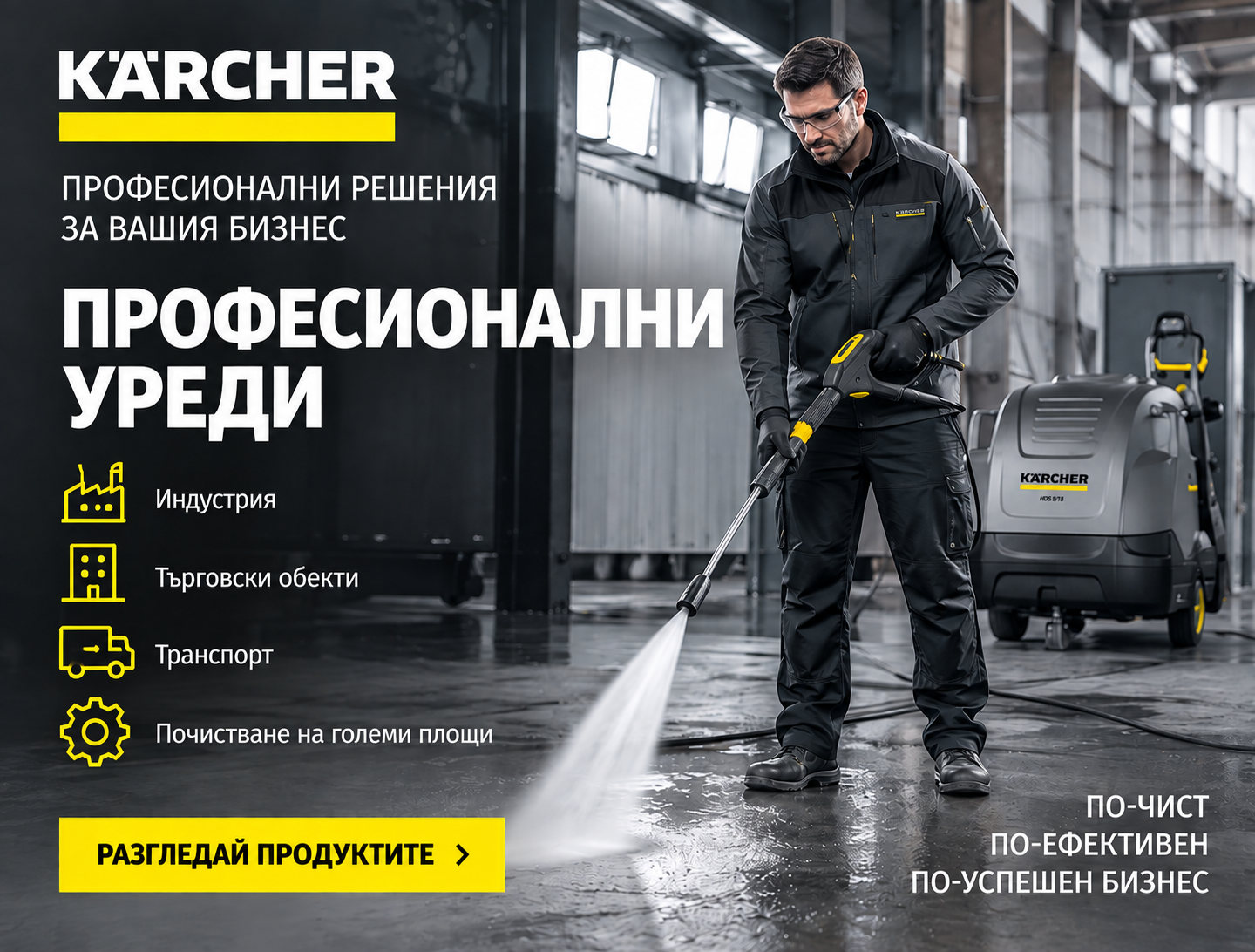 Професионални уреди Керхер